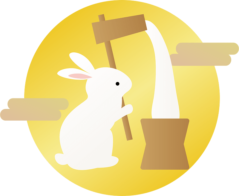 Moon Rabbit Pounding Mochi