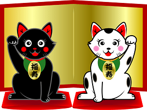 Maneki Neko Beckoning Cat
