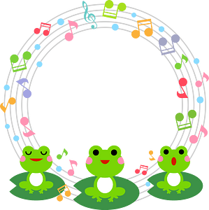 Frogs Music Singing