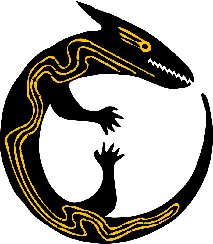 Stylised Lizard