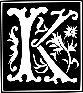 Decorative Letter K