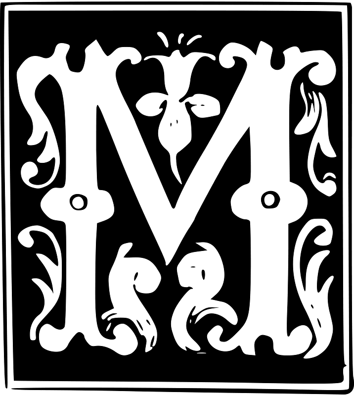 Decorative Letter M