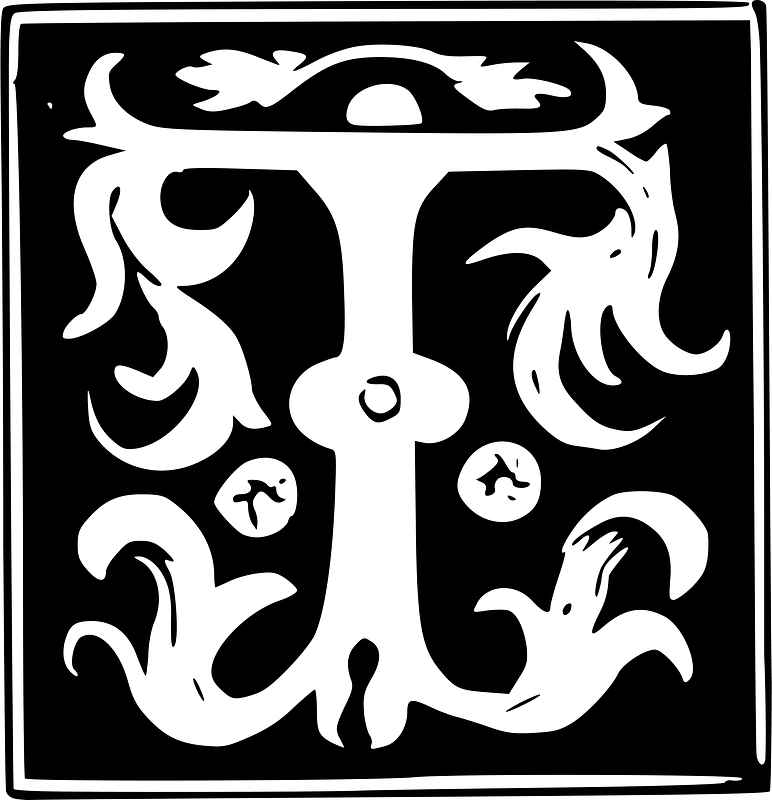 Decorative Letter T