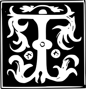 Decorative Letter T