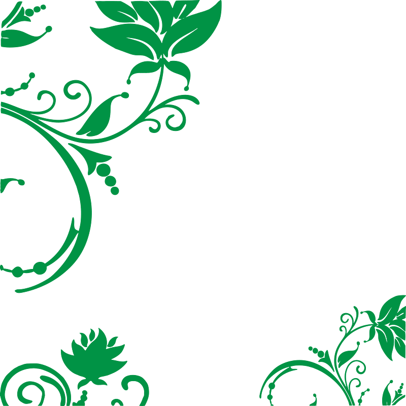 Floral Swirls Decoration