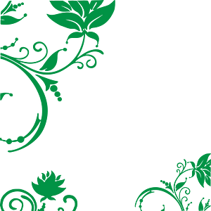 Floral Swirls Decoration