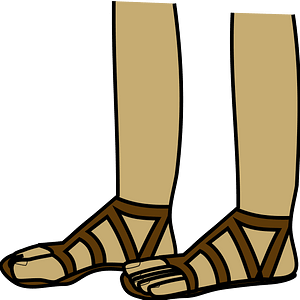 Feet in Sandals