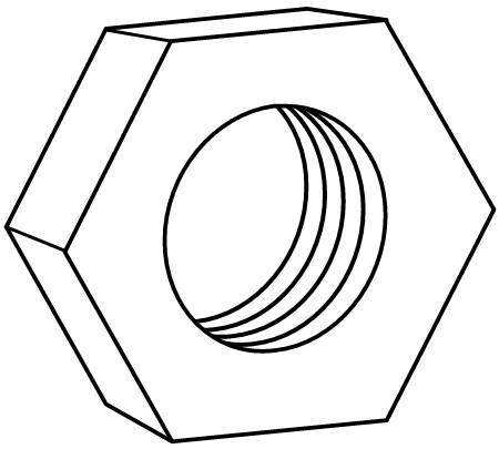 Hex Nut for Bolts