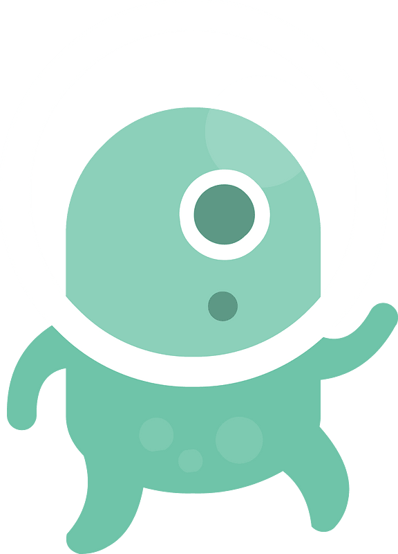 Green alien