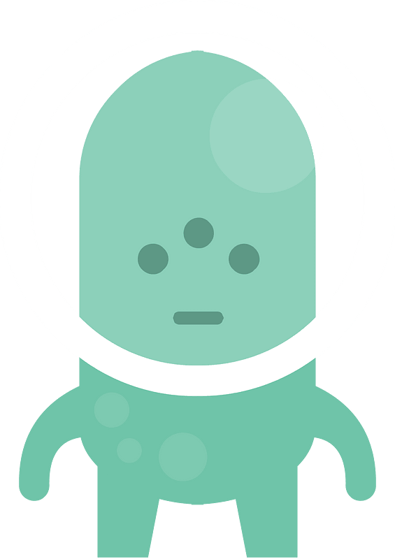 Green alien
