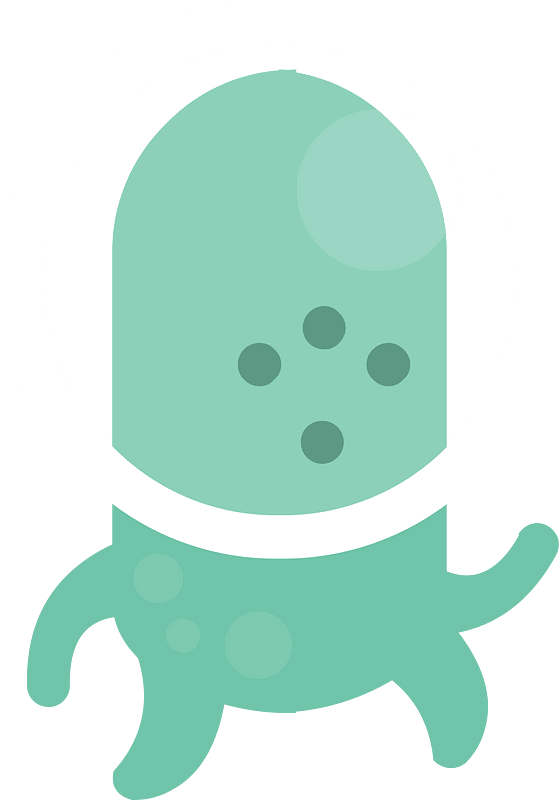 Green alien
