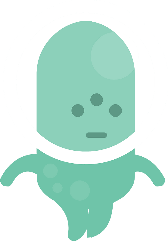Green alien