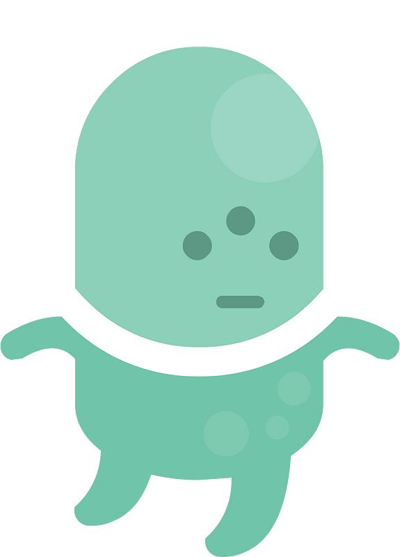 Green alien