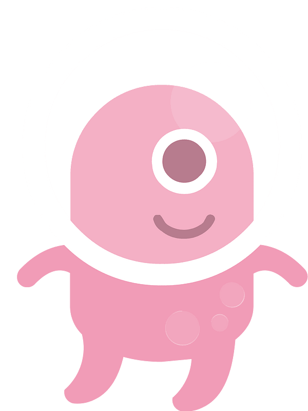 Pink alien
