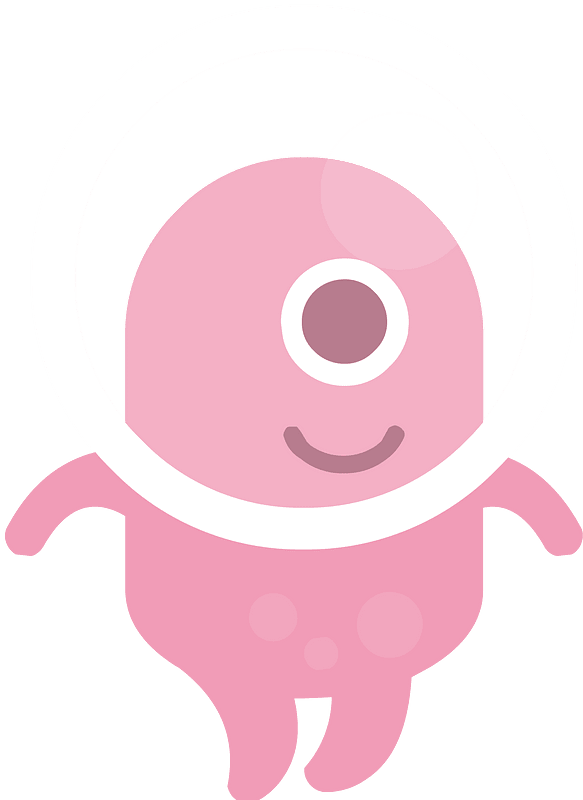 Pink alien
