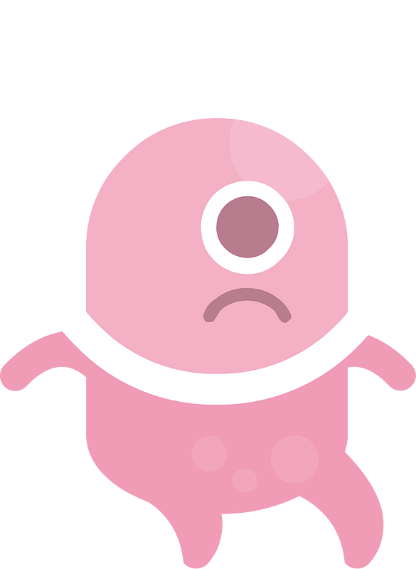 Pink alien