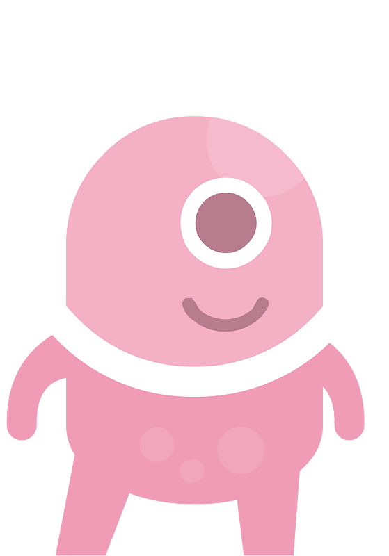 Pink alien