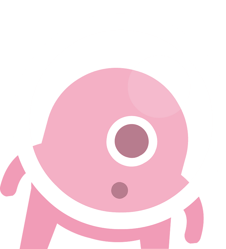 Pink alien