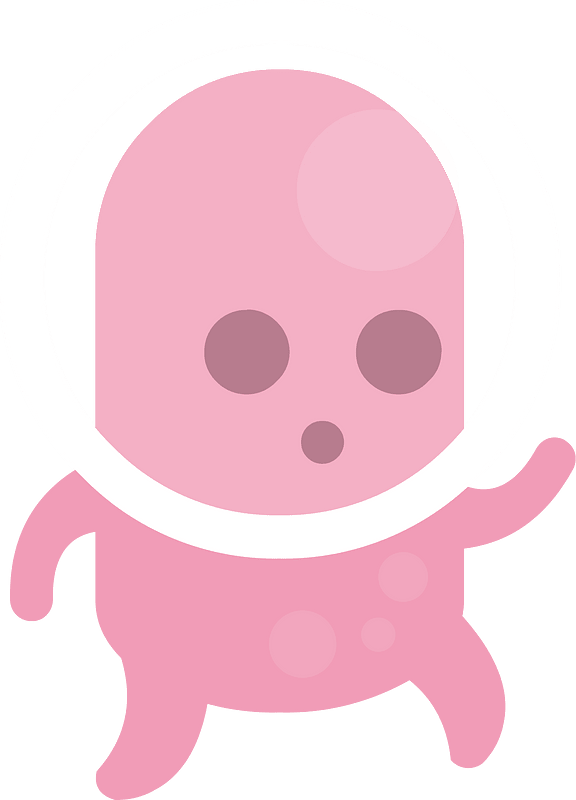 Pink alien