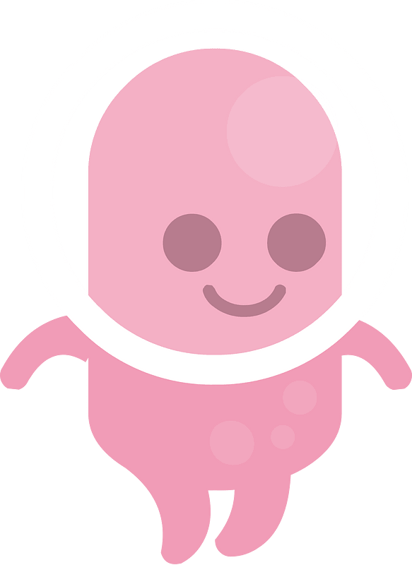 Pink alien