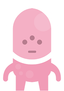 Pink alien