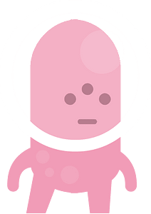 Pink alien - Free vector clipart images on creazilla.com