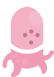 Pink alien