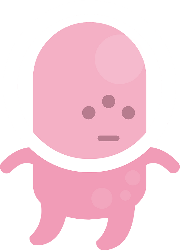 Pink alien