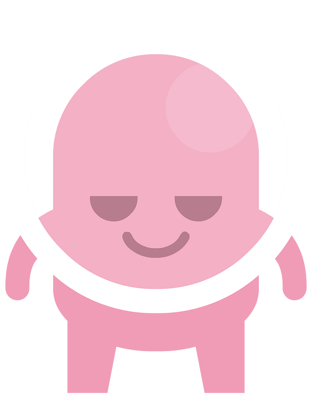Pink alien