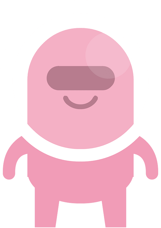 Pink alien