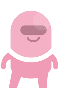 Pink alien