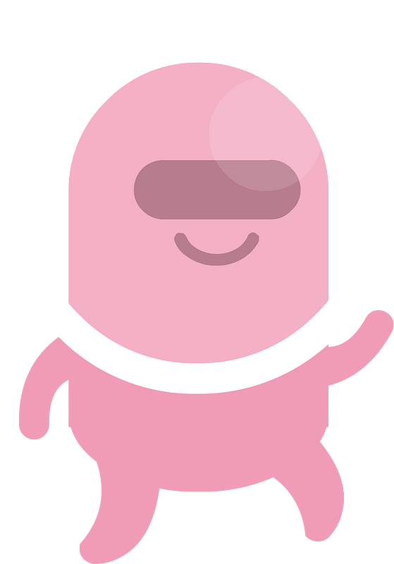 Pink alien