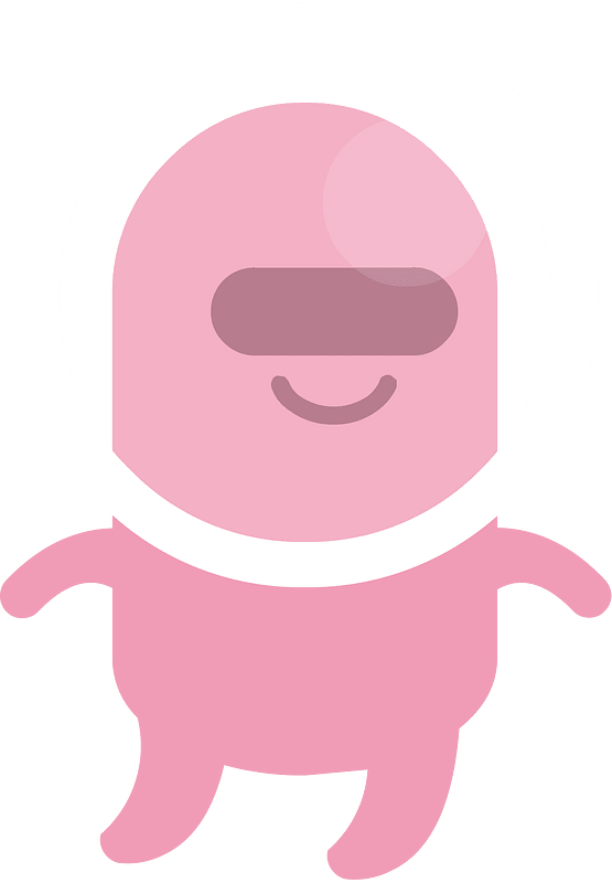 Pink alien