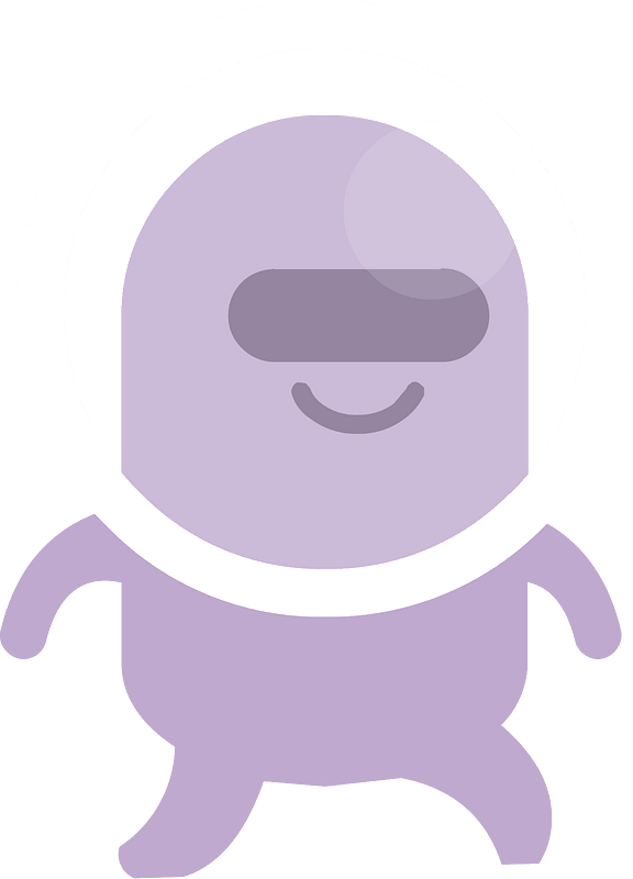 Purple alien