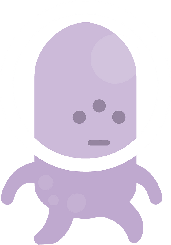 Purple alien