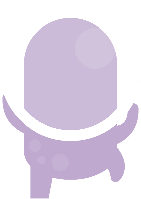 Purple alien