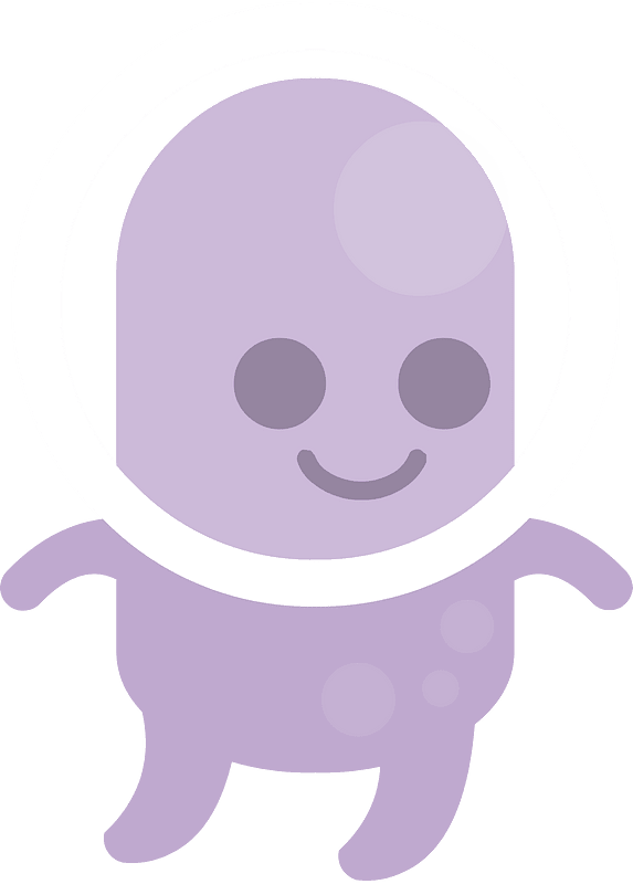 Purple alien