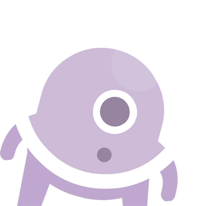 Purple alien