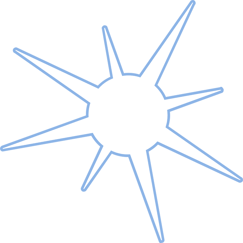 Blue star light