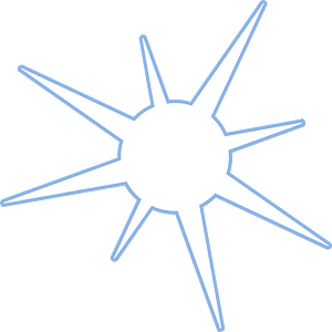 Blue star light