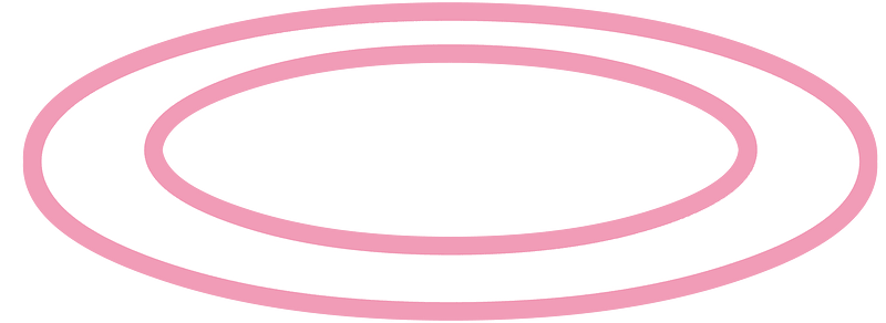 Pink oval light