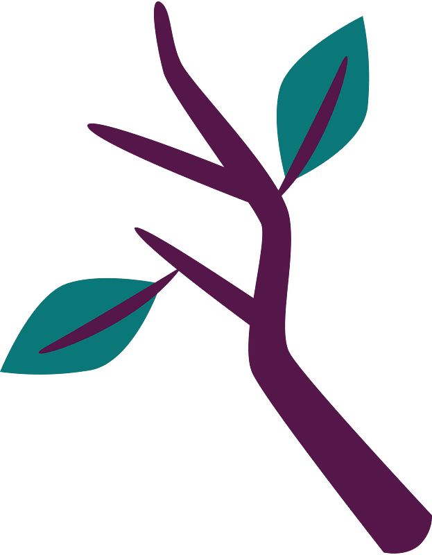 Branch with leaves