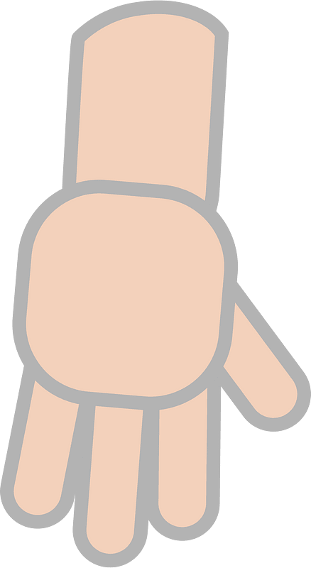 Doctor palm hand