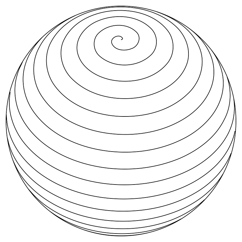 Spiral Sphere 6
