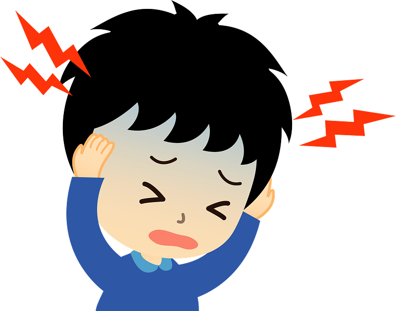 Man with Headache and Cold