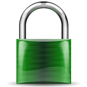 Padlock dark green