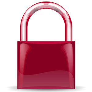 Padlock darkred