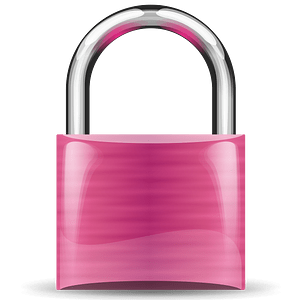 Padlock hotpink
