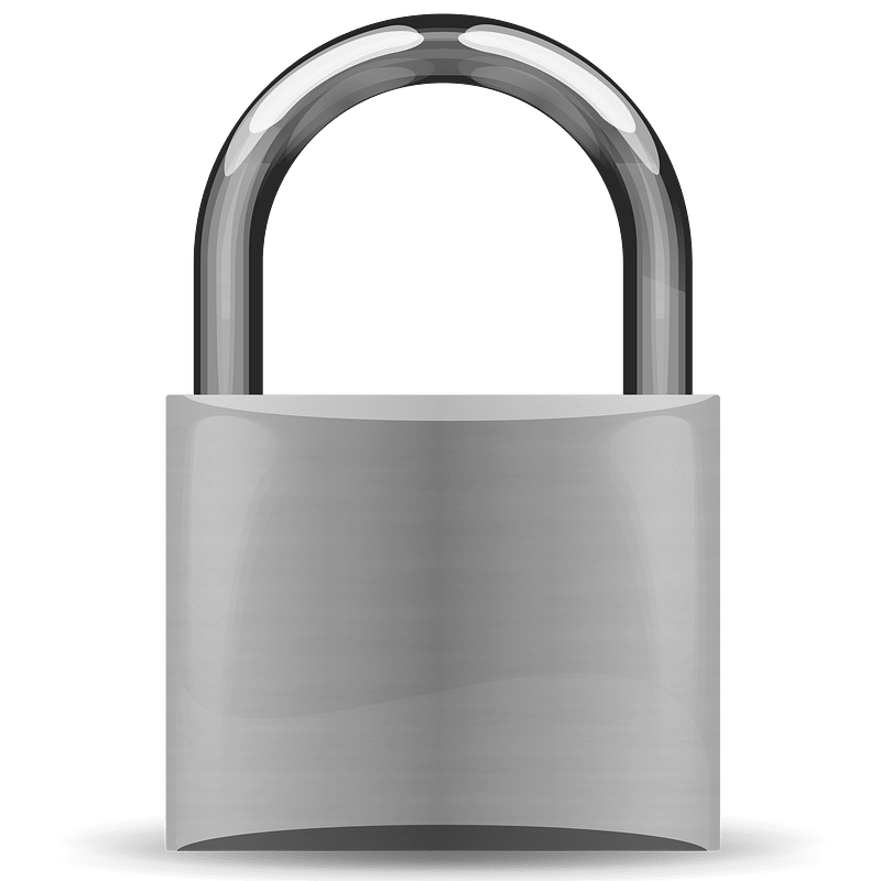 Padlock light silver
