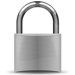 Padlock light silver